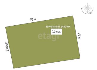 Продаю участок, 10 сот., садоводческий массив Рахья, 1-я линия, 128