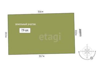 Продам участок, 7.92 сот., Тюмень, Центральная улица, Центральный округ