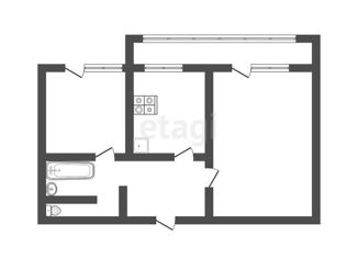 Продаю 2-комнатную квартиру, 54.3 м2, Благовещенск, Конная улица, 22