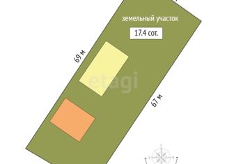 Продаю дом, 118.5 м2, село Берёзовка
