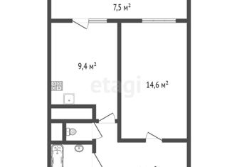 Продам 1-комнатную квартиру, 36.2 м2, Санкт-Петербург, проспект Героев, 27к1, метро Кировский завод