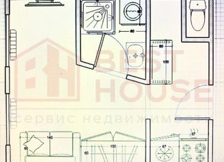 Продажа однокомнатной квартиры, 17.5 м2, Арзамас, улица 1 Мая, 4