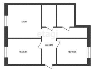 Двухкомнатная квартира на продажу, 51.6 м2, Красноярск, улица Светлова, 7/1, жилой район Солнечный