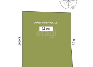 Участок на продажу, 7.5 сот., садоводческое товарищество Протон