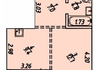 Продается 1-ком. квартира, 37.6 м2, рабочий поселок Маркова, квартал Стрижи, 15