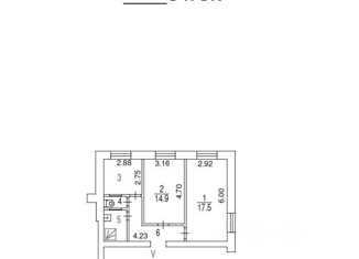 Продам двухкомнатную квартиру, 57.5 м2, Москва, Бойцовая улица, 18к4, Бойцовая улица