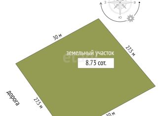 Земельный участок на продажу, 8.7 сот., село Пионерское