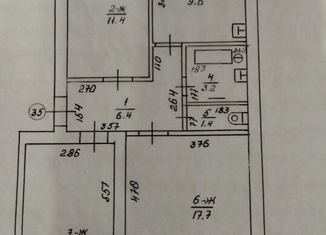 Продам 3-ком. квартиру, 69 м2, Советск, улица Лермонтова, 16А