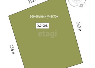Продажа участка, 5.4 сот., посёлок Новоомский