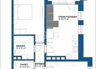 Продажа 2-комнатной квартиры, 71.6 м2, Тула, Пушкинский проезд, 4В