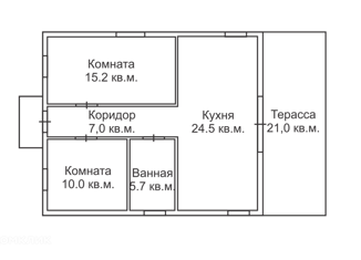 Продается дом, 86.7 м2, ТСН Петровские Скалы, 2-я улица, 48