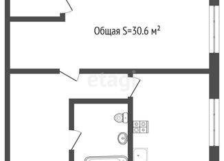 Продается 1-комнатная квартира, 30.6 м2, Прокопьевск, Пионерская улица, 42