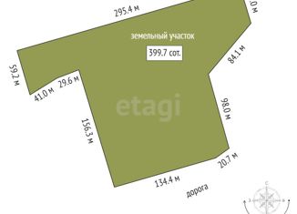 Земельный участок на продажу, 399.7 сот., Донское сельское поселение