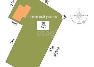 Продам дом, 100.9 м2, СНТ Сапожок, Рябиновая улица