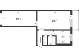 Продается 2-ком. квартира, 77 м2, Белгород, проспект Богдана Хмельницкого, 62А, ЖК Парковый