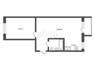 Продаю 2-ком. квартиру, 48.7 м2, Тюменская область, улица Чапаева, 51А