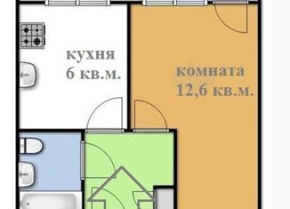 Продам 1-комнатную квартиру, 25 м2, Екатеринбург, улица Восстания, 58, метро Проспект Космонавтов
