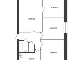 Продаю четырехкомнатную квартиру, 17 м2, Сургут, улица Республики, 71