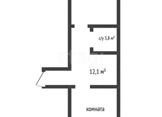 1-комнатная квартира на продажу, 50 м2, Краснодар, Криничная улица, 128к1