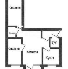 3-комнатная квартира на продажу, 58.5 м2, Краснодар, улица Гагарина, 238