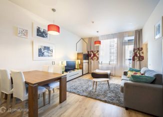 Сдам в аренду трехкомнатную квартиру, 77 м2, Санкт-Петербург, Барочная улица, 12, Барочная улица