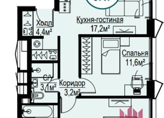 Продам двухкомнатную квартиру, 58 м2, Москва, Волгоградский проспект, 32/5к2, Южнопортовый район