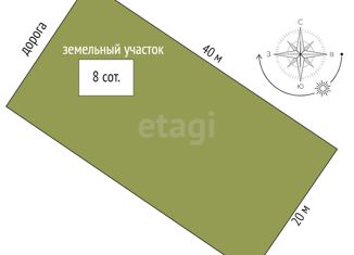 Продам участок, 8 сот., село Украинка