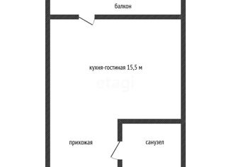 Продаю квартиру студию, 25 м2, Краснодар, ЖК Облака, улица имени Генерала Корнилова, 9А