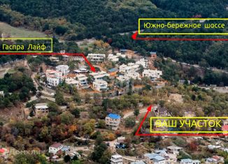 Продается участок, 5 сот., посёлок городского типа Гаспра