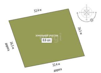 Продаю участок, 8.8 сот., СНТ Нефтеснабовец