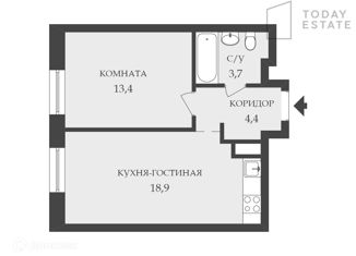 Продаю 2-комнатную квартиру, 40.4 м2, Москва, метро Алексеевская, улица Годовикова, 11к5