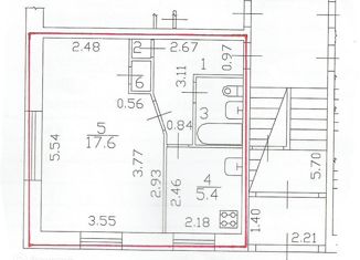 Продается однокомнатная квартира, 31.4 м2, Санкт-Петербург, Озерковая улица, 49к2