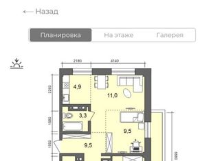 4-ком. квартира на продажу, 78 м2, Иркутская область, Старо-Кузьмихинская улица, 1