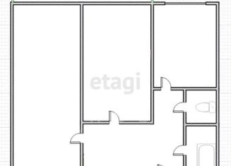 Продаю 2-ком. квартиру, 53 м2, Костромская область, Богатырская улица, 34