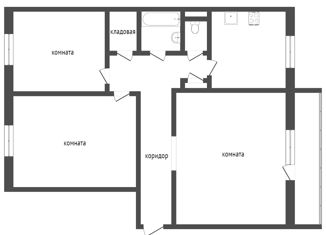 Продам трехкомнатную квартиру, 65 м2, Тобольск, микрорайон 7А, 38В