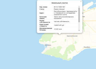 Продам участок, 1212 сот., село Оленевка, улица Ленина