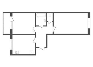 Продается 2-ком. квартира, 55 м2, Тюменская область, Газопромысловая улица, 1к1