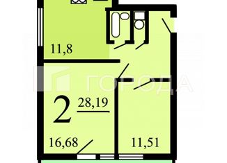 Продаю двухкомнатную квартиру, 55 м2, Москва, улица Довженко, 12к3, улица Довженко