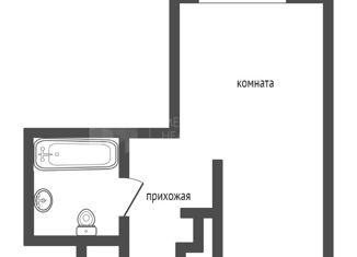 Продам квартиру студию, 25.6 м2, Тюмень, Харьковская улица, 76, ЖК Сердце Сибири