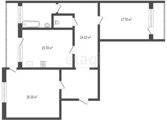 Продам 2-комнатную квартиру, 39.3 м2, Кемеровская область, Мурманская улица, 47