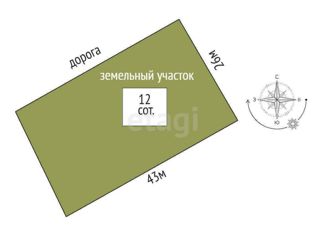 Земельный участок на продажу, 12 сот., село Мраморное