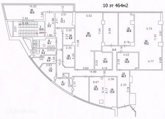 Аренда офиса, 532 м2, Москва, Авиамоторная улица, 10к2, станция Авиамоторная