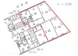 Продам 4-ком. квартиру, 83.9 м2, Санкт-Петербург, улица Пионерстроя, 15к3, муниципальный округ Сосновая Поляна