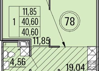 Продажа 1-комнатной квартиры, 40.6 м2, посёлок Шушары, ЖК Образцовый квартал 7, Образцовая улица, 8к2