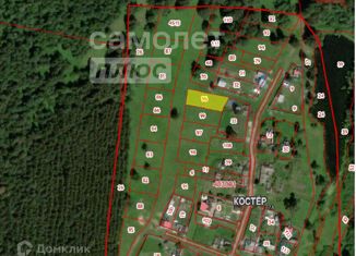 Земельный участок на продажу, 12 сот., поселок Костер, Каслинская улица