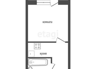 Продам 1-ком. квартиру, 29.2 м2, Красноярск, Лесопарковая улица, 25