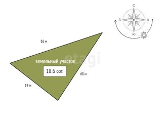 Продаю участок, 18.6 сот., деревня Объединение