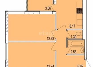 Продам 2-ком. квартиру, 46 м2, Краснодар, Беговая улица, 56к2, Беговая улица