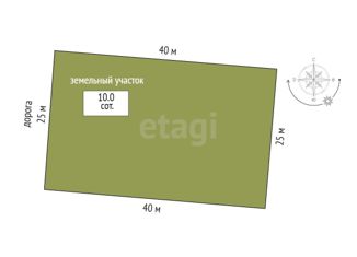Продаю земельный участок, 10 сот., село Княжево, Заречная улица, 24