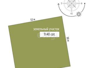 Участок на продажу, 9.5 сот., село Перевалово